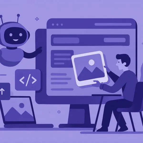AI-enhanced website building